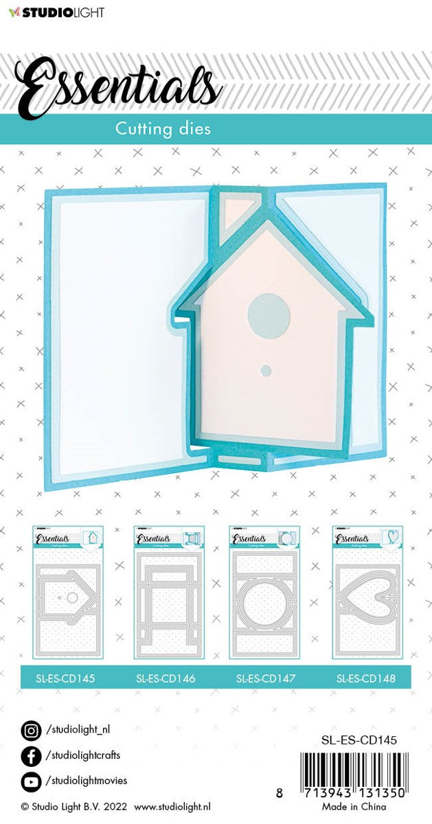SL Essentials - cutting die - #145 - bird house fold
