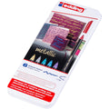 edding 1200 colour pen metallic set - 6 stuks