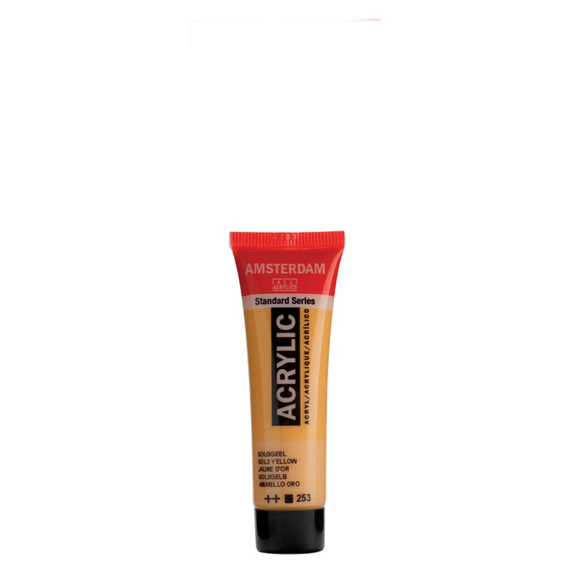 Amsterdam acrylverf - 20 ml - goudgeel 253