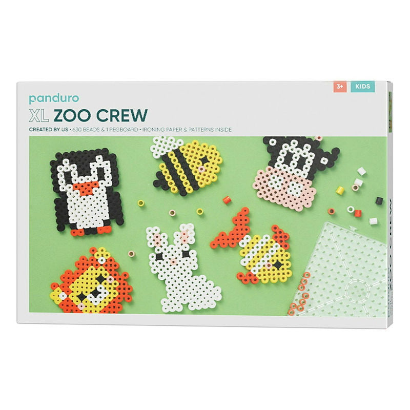 Panduro strijkkralen set - XL Zoo Crew