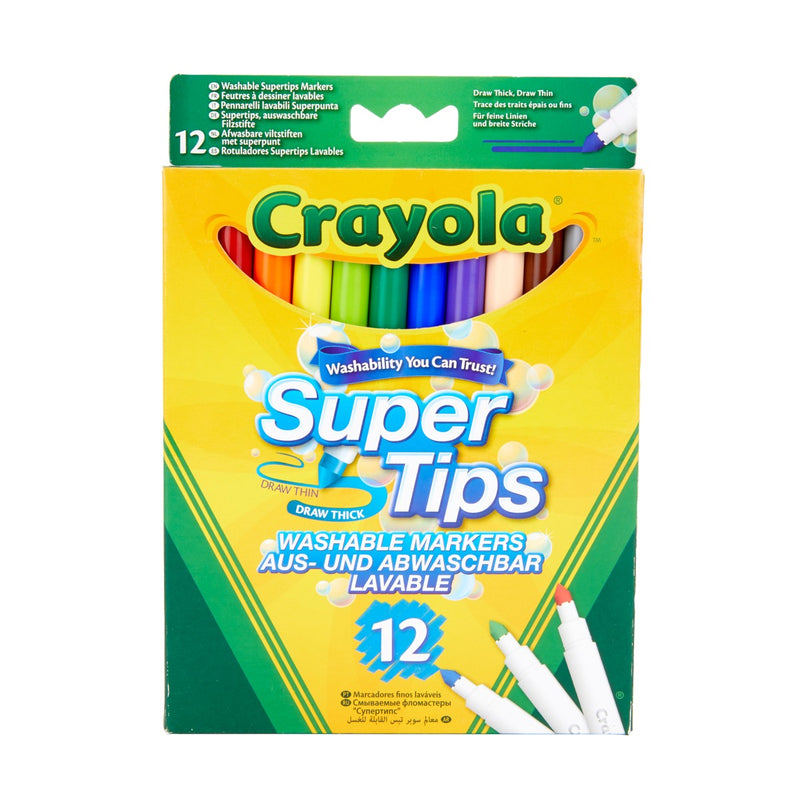 Crayola Supertips - 12 stuks