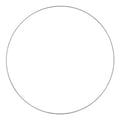 Metalen ring - 60 cm - zilverkleurig