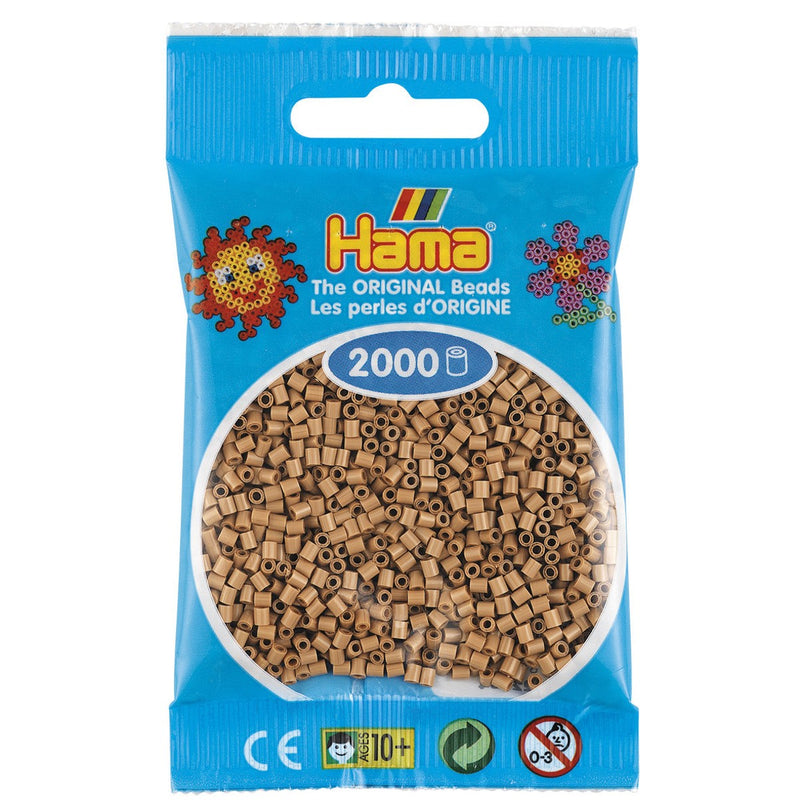 Hama Mini - strijkkralen - 2000 stuks - light nougat 75