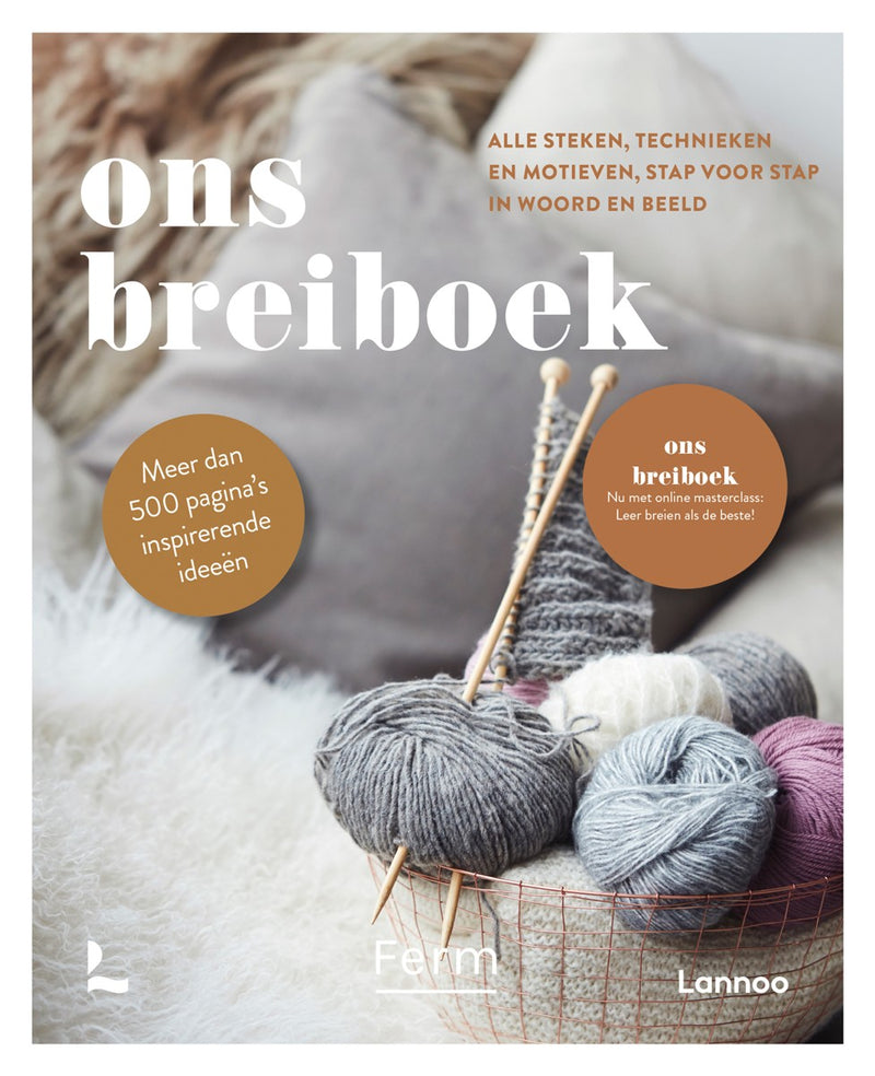Boek - Ons Breiboek - inclusief masterclass