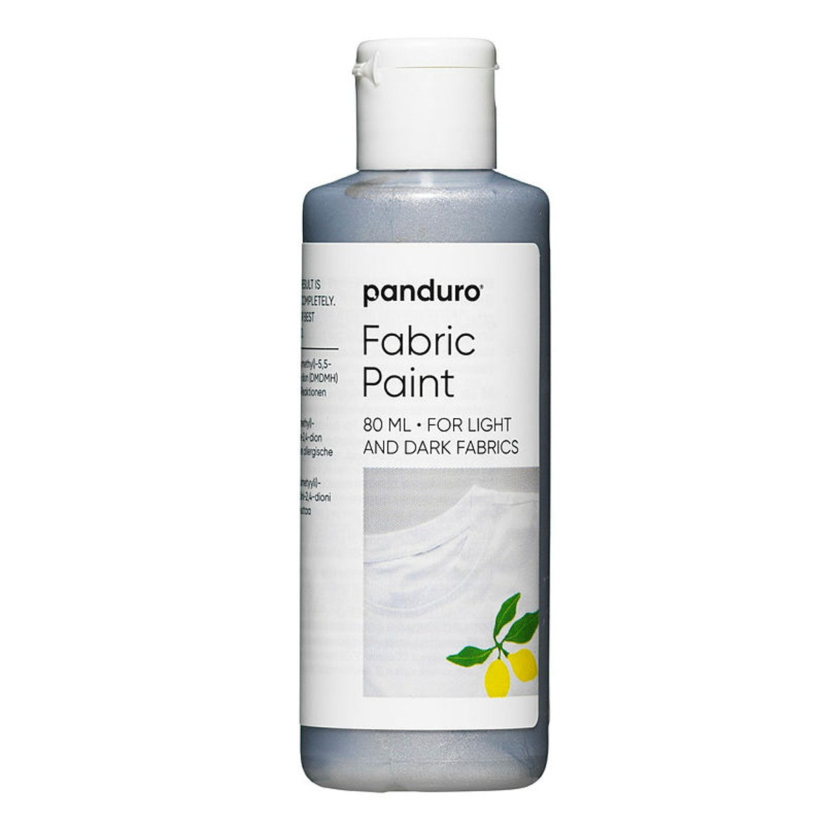Panduro Fabric Paint - 80 ml - zilver