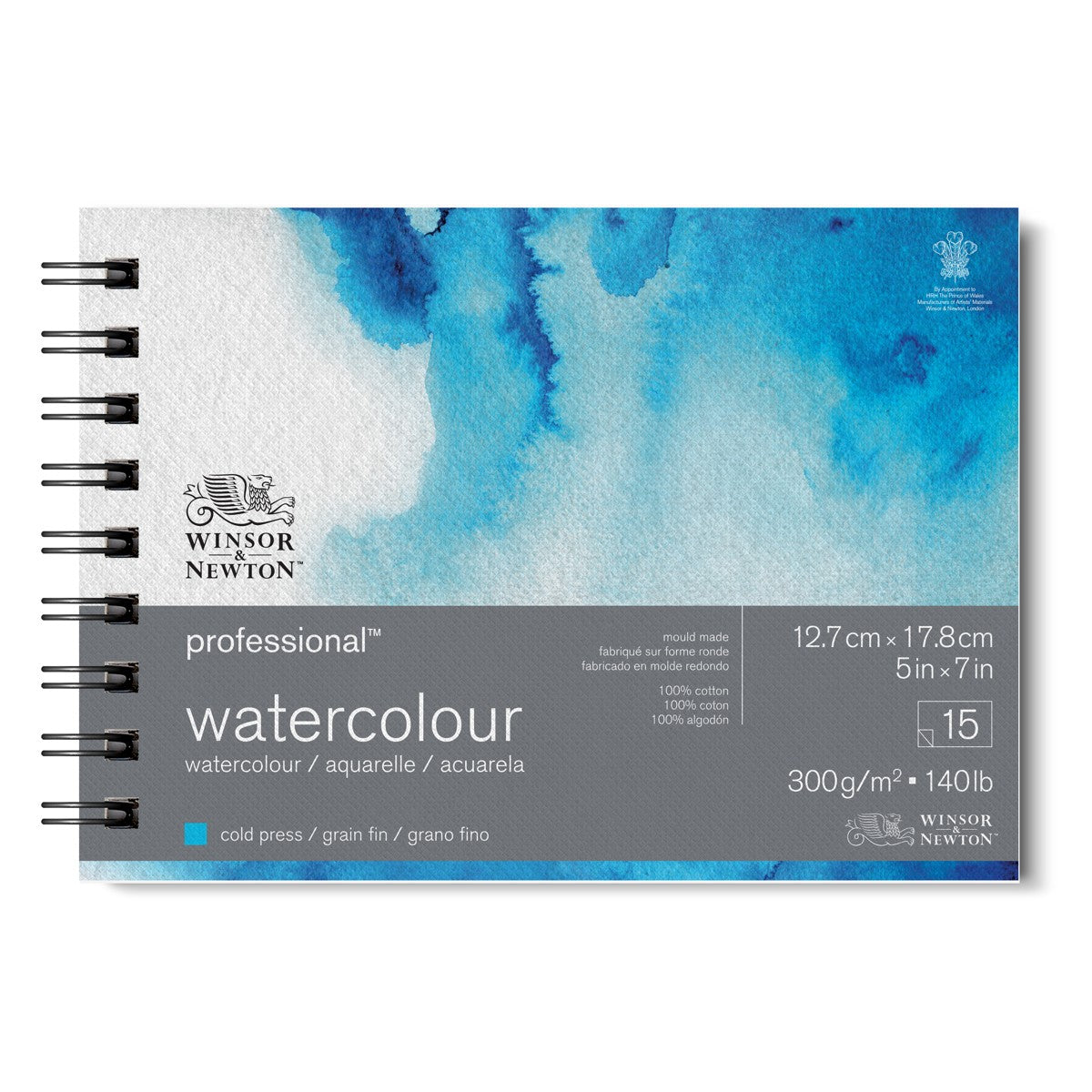 Winsor & Newton blok aquarelpapier - 13x18 cm - spiraalbinding