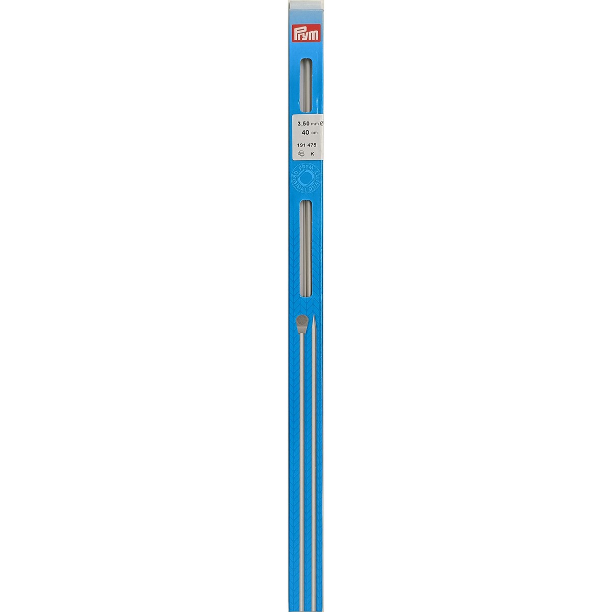 breinaalden ALU 40 cm - grijs 3,50 mm