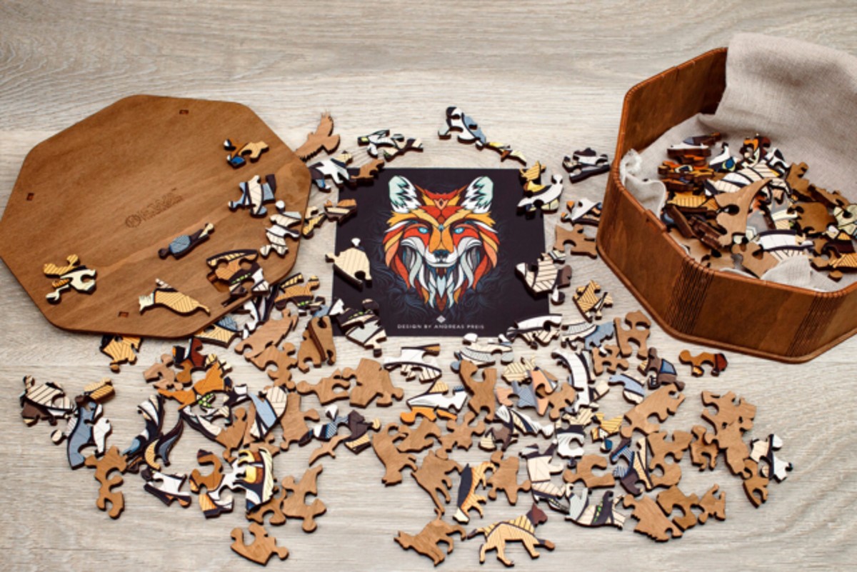 Eco Wood Art legpuzzel - cadeauverpakking - vos