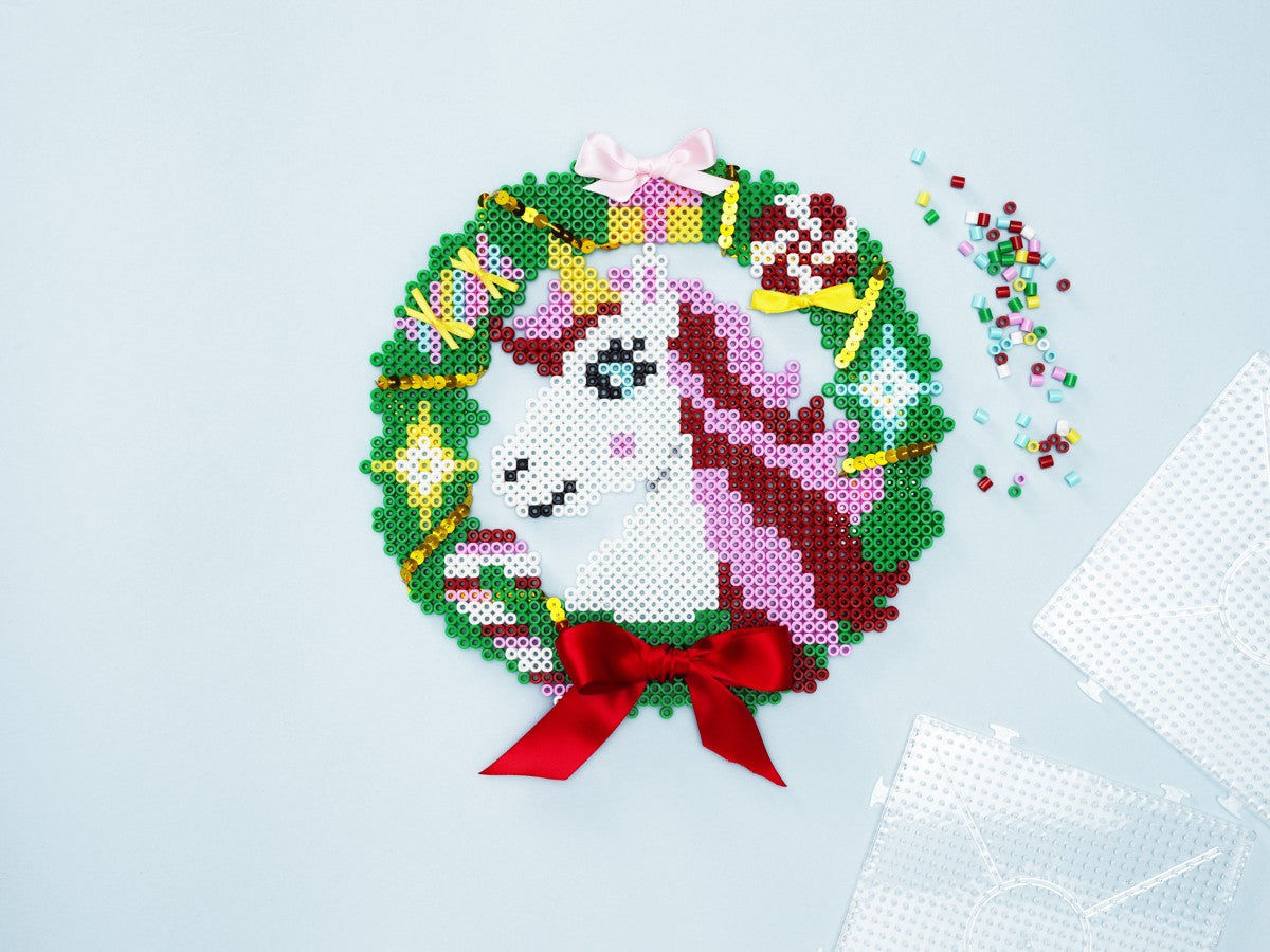 Panduro strijkkralen kit - X-Mas Unicorn