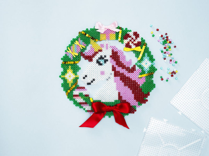 Panduro strijkkralen kit - X-Mas Unicorn