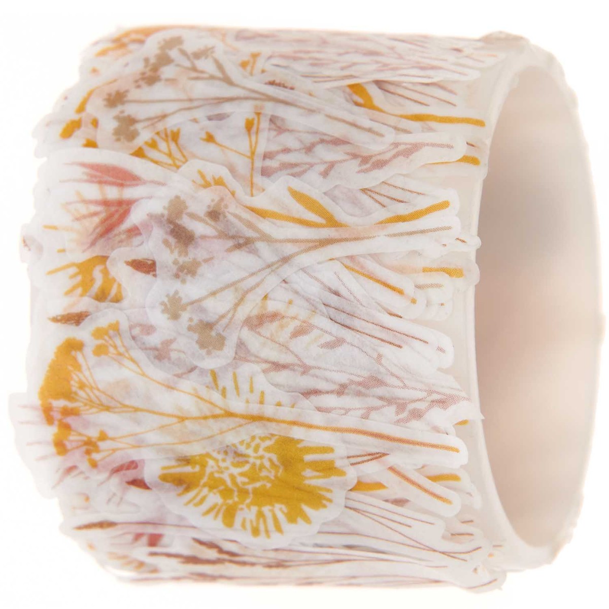washi stickers - gedroogde bloemen
