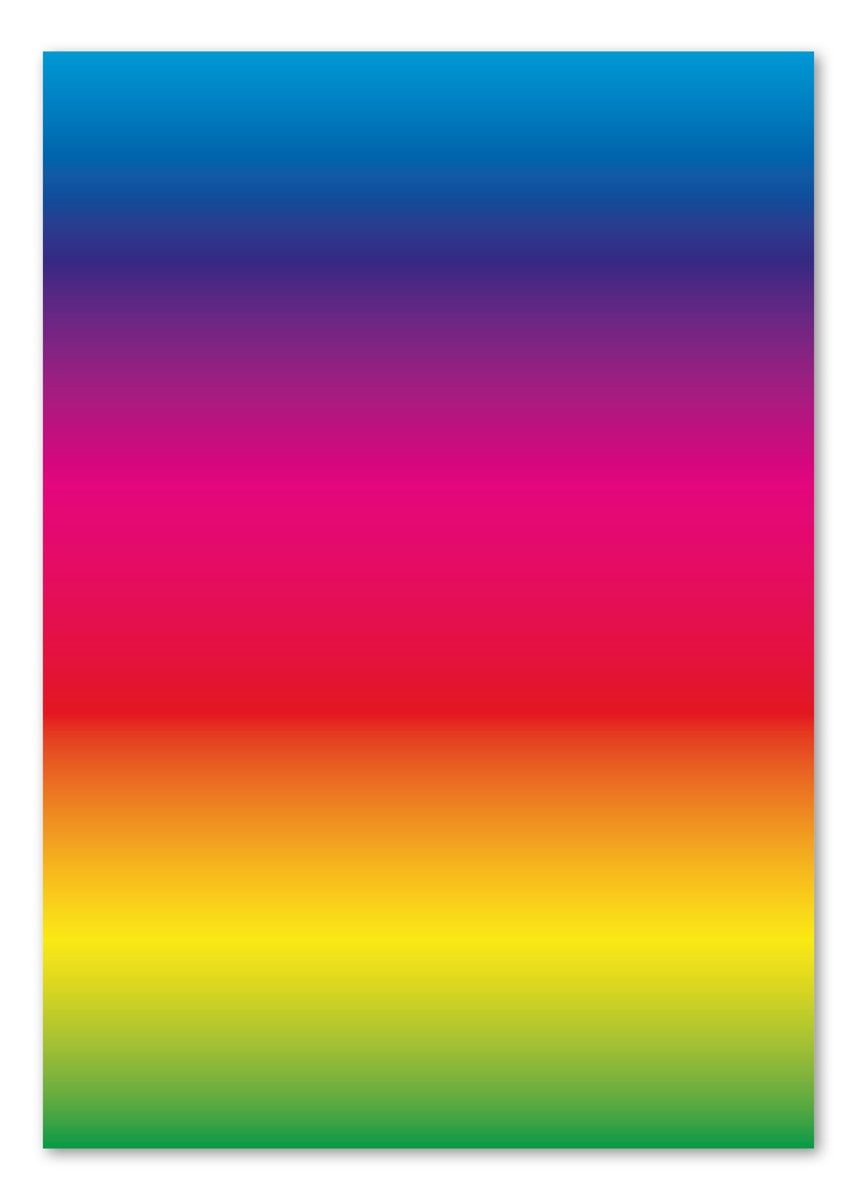 Kangaro - regenboogpapier - 22x32 cm - 10 vellen