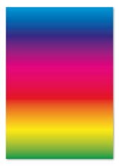 Kangaro - regenboogpapier - 22x32 cm - 10 vellen
