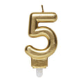Cijferkaars - goud - 5