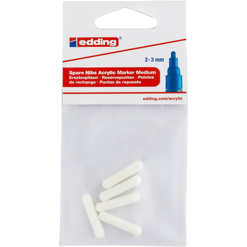 edding 5100 acrylic marker reservepunten - 5 stuks - medium