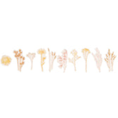 washi stickers - gedroogde bloemen