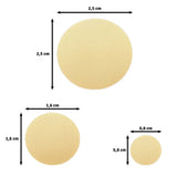 Vaessen Creative figuurpons set - cirkels - 3 stuks