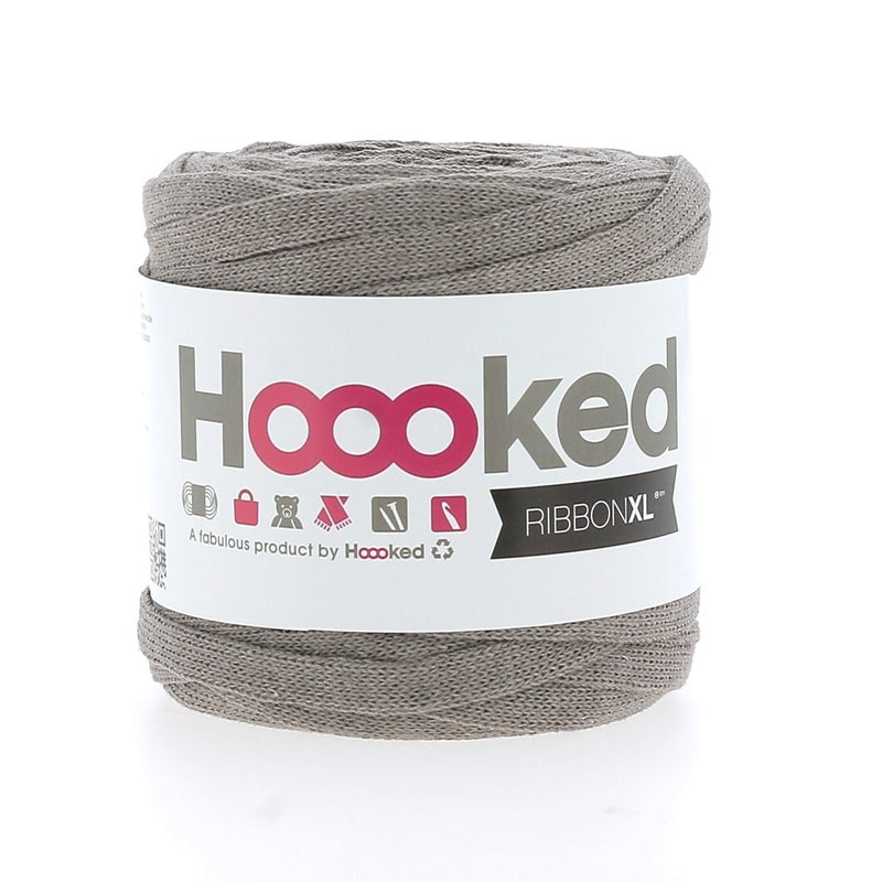 Hoooked RibbonXL - 125 gram - earth taupe
