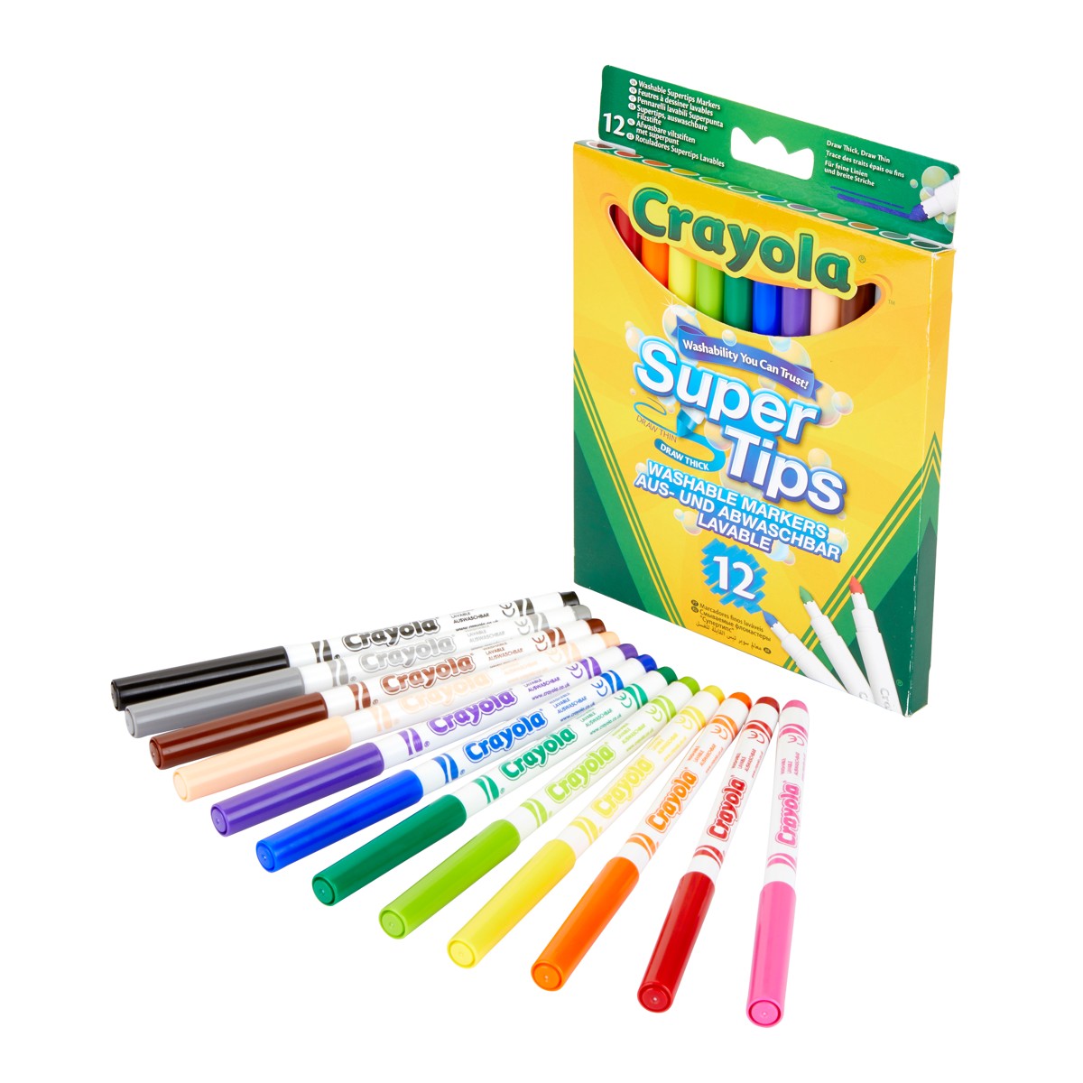 Crayola Supertips - 12 stuks