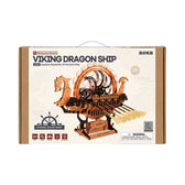 Robotime houten 3D puzzel - Viking Dragon Ship
