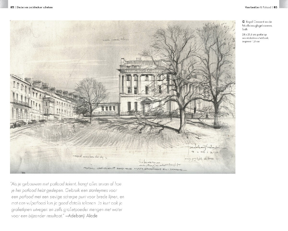 Boek - Steden en architectuur schetsen