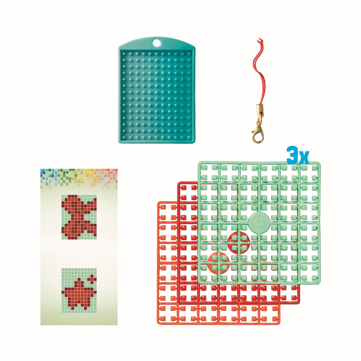 Pixelhobby medaillon startset - kerststrik