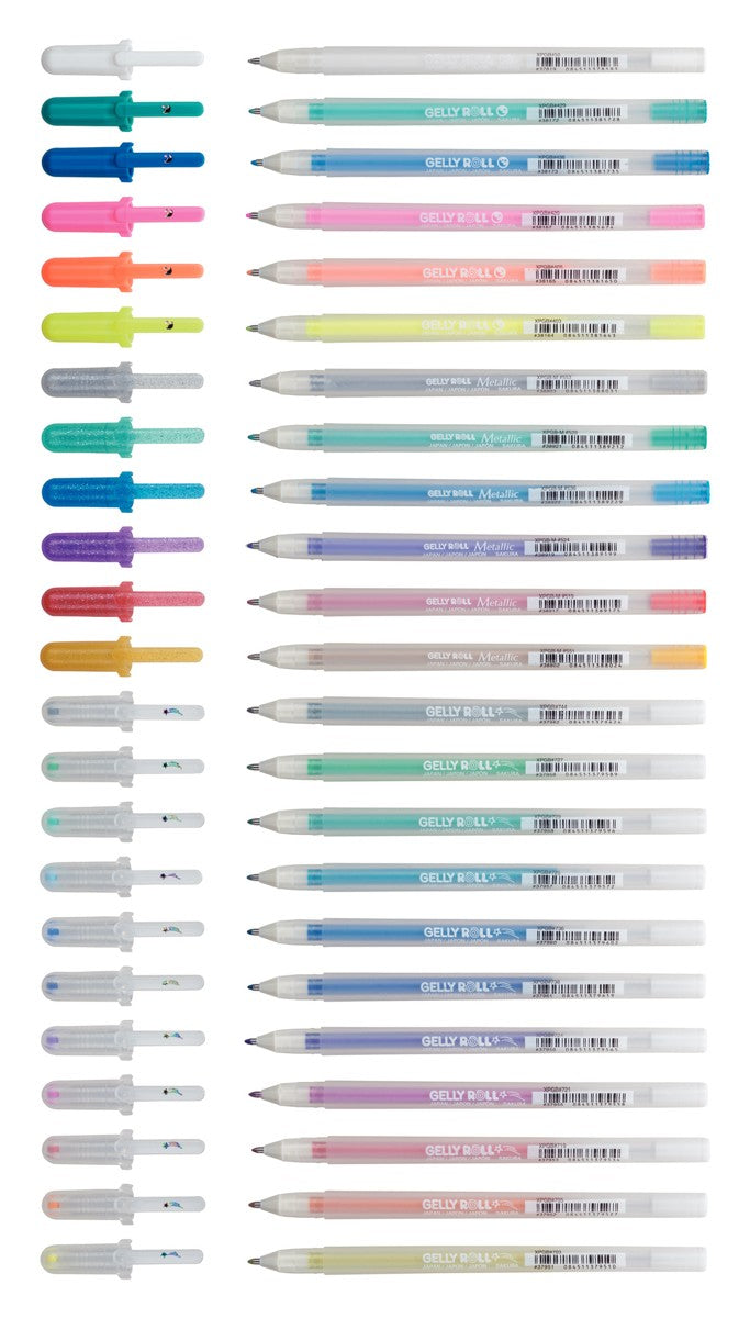 Sakura Gelly Roll set - mixed set - 24 stuks