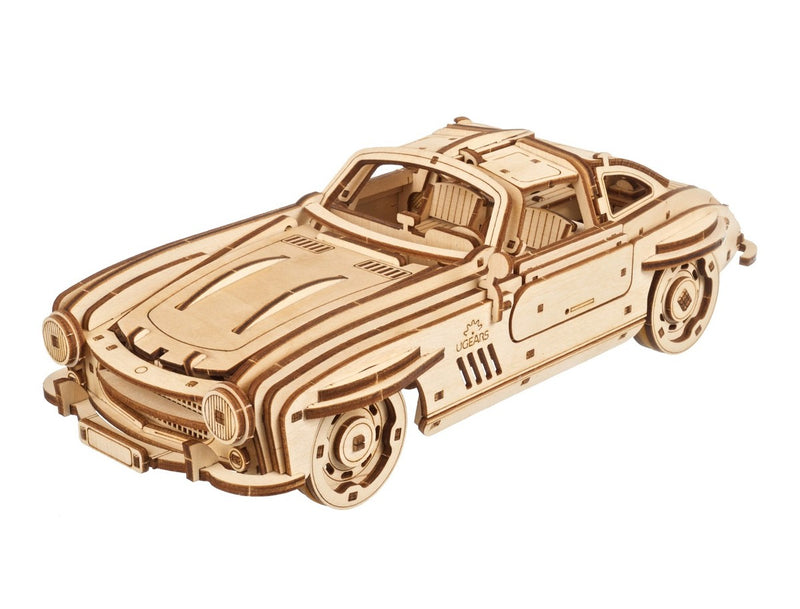 Ugears houten 3D puzzel - Winged Sports Coupé