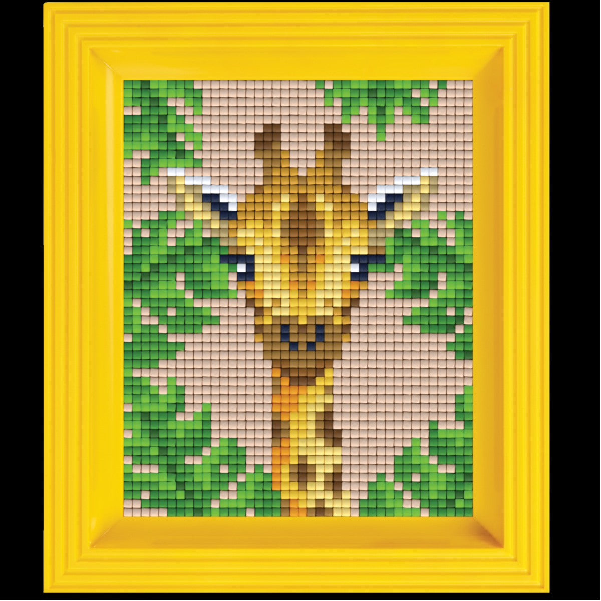 Pixelhobby set met lijst - giraffe