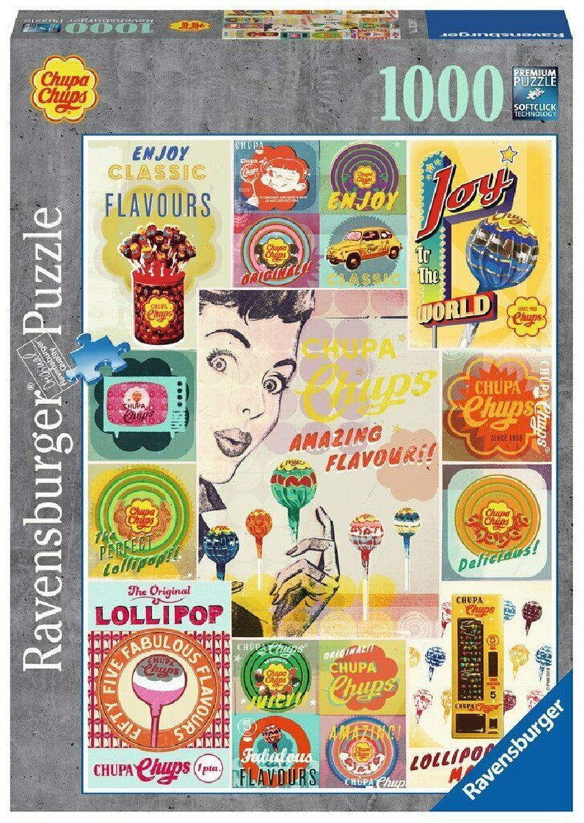 Ravensburger puzzel 1000 stukjes Chupa Chups retro