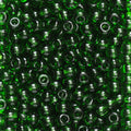 Rocailles - 6/0 - groen transparant