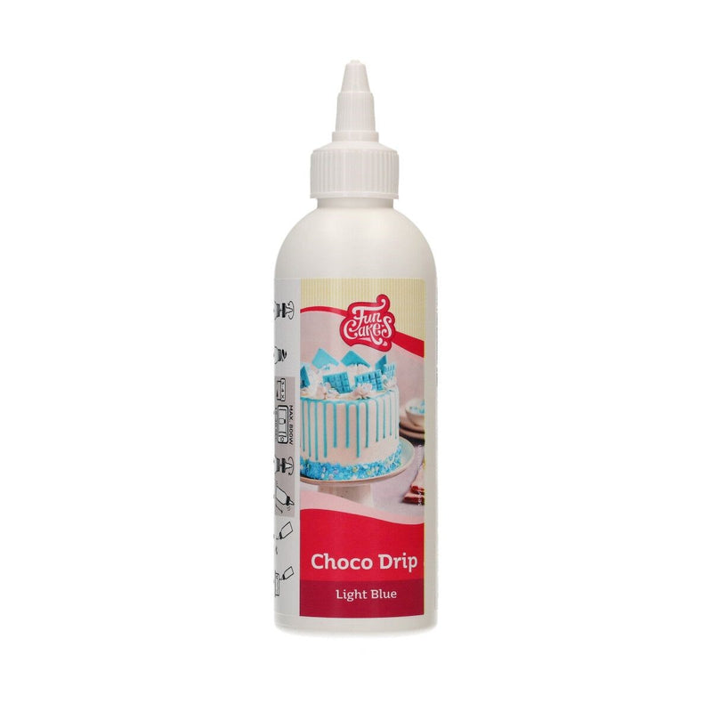 FunCakes Choco Drip - 180 gram - lichtblauw