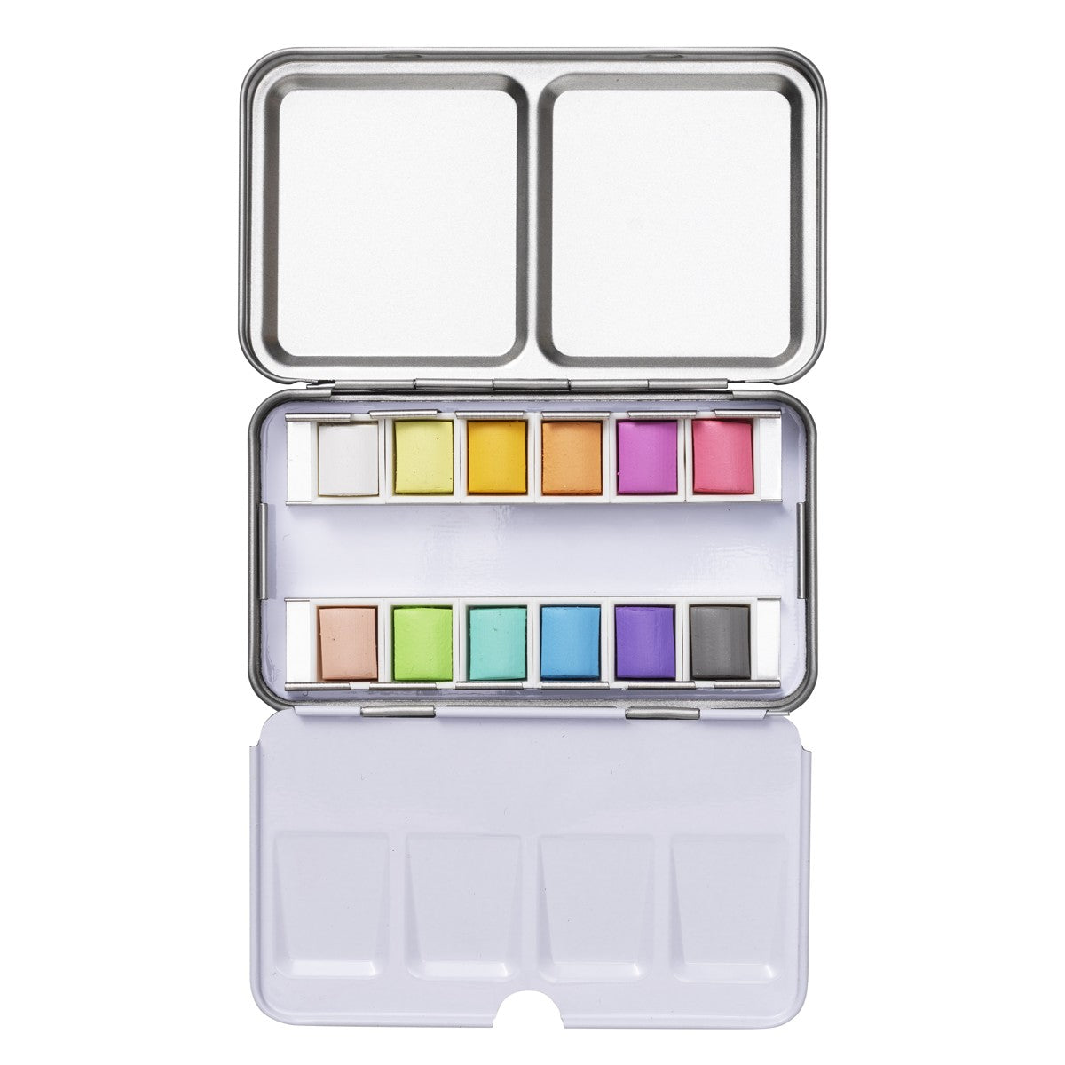 Panduro set aquarelverf - 12 kleuren - pastel