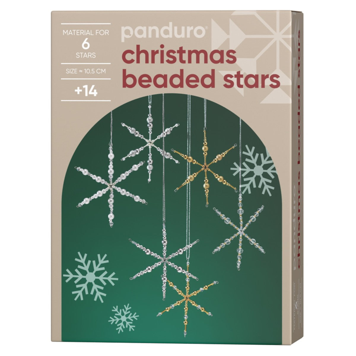 Panduro DIY kit - Christmas Beaded Stars