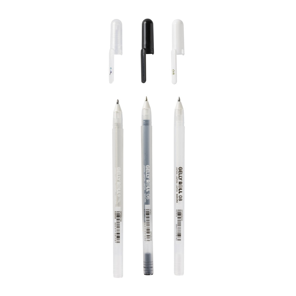 Sakura Gelly Roll set - clear, zwart & wit - 3 stuks