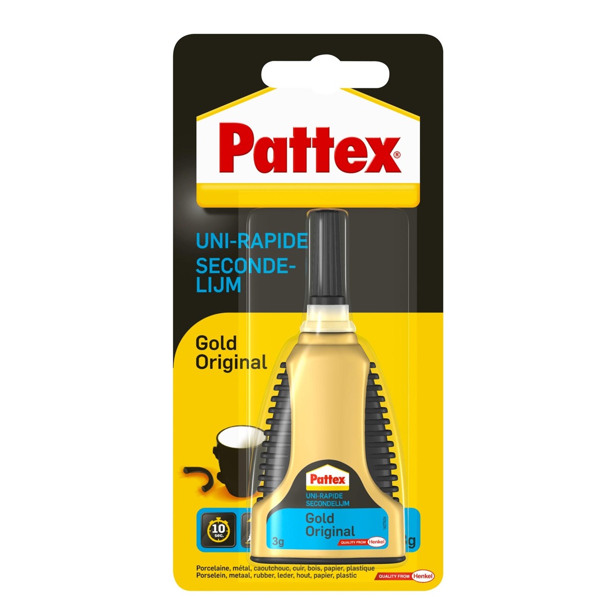 Pattex Gold Original secondelijm - 3 gram