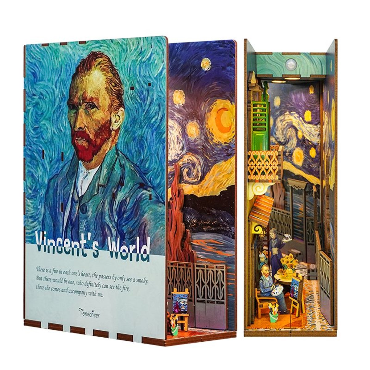 Tonecheer miniatuur kit - book nook - Vincent's World