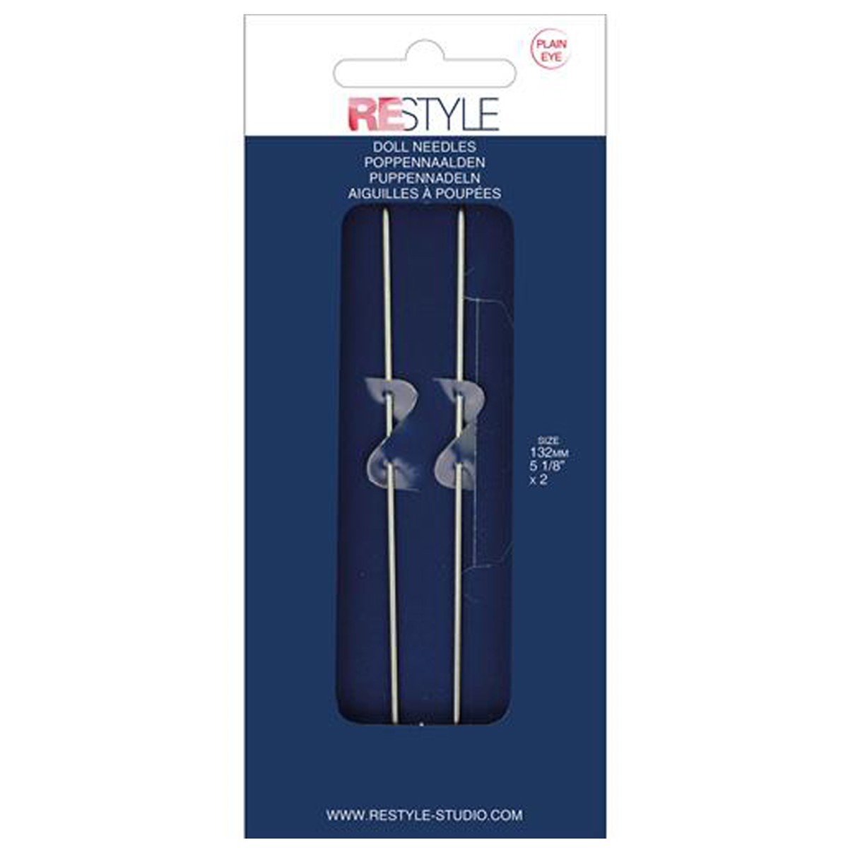 ReStyle poppennaalden - 2 stuks - 132 mm