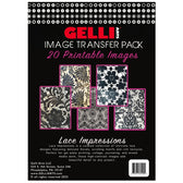 Gelli Arts - image transfer pack - lace impressions