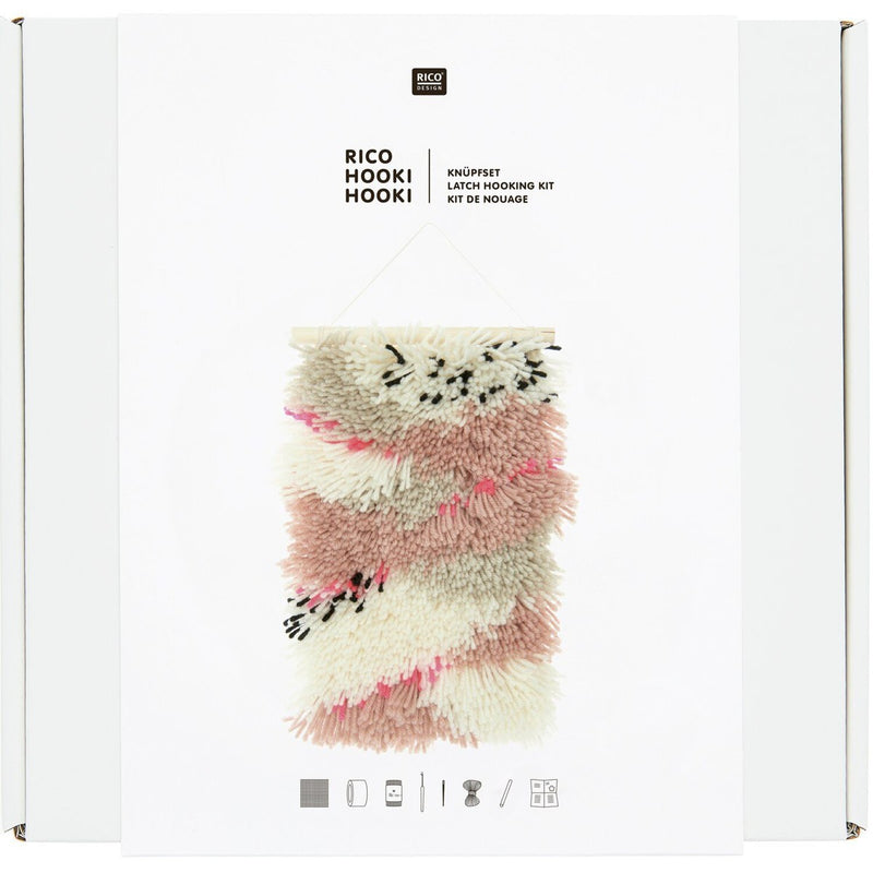 Rico Hooki Hooki smyrna set - wandkleed neon landschap