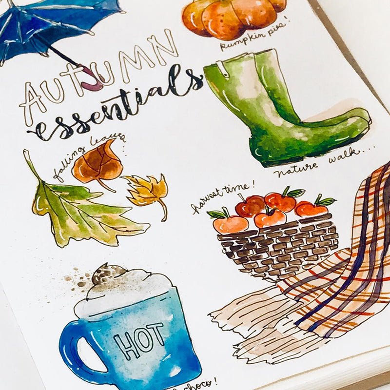 bullet journal herfst