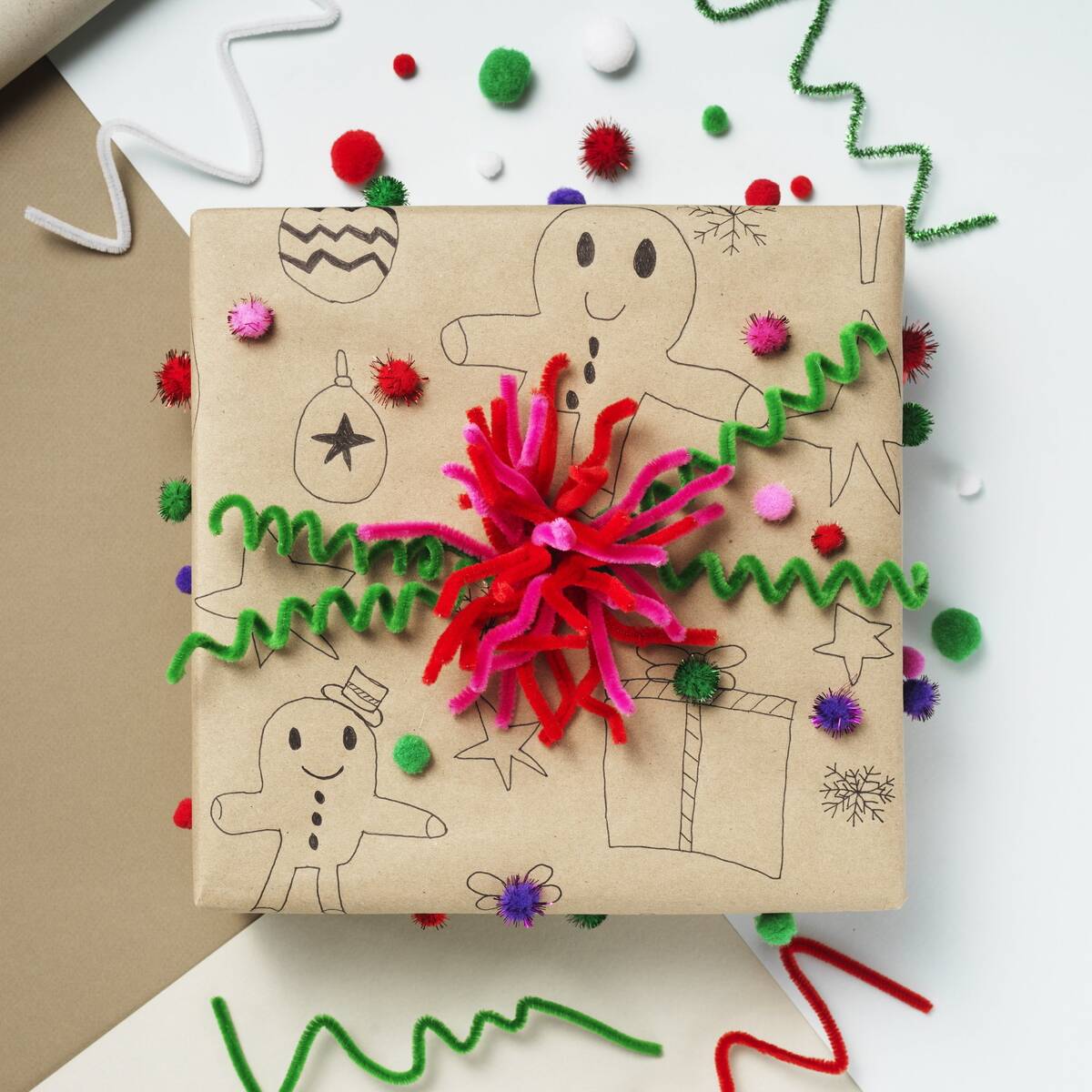 cadeaupapier versieren