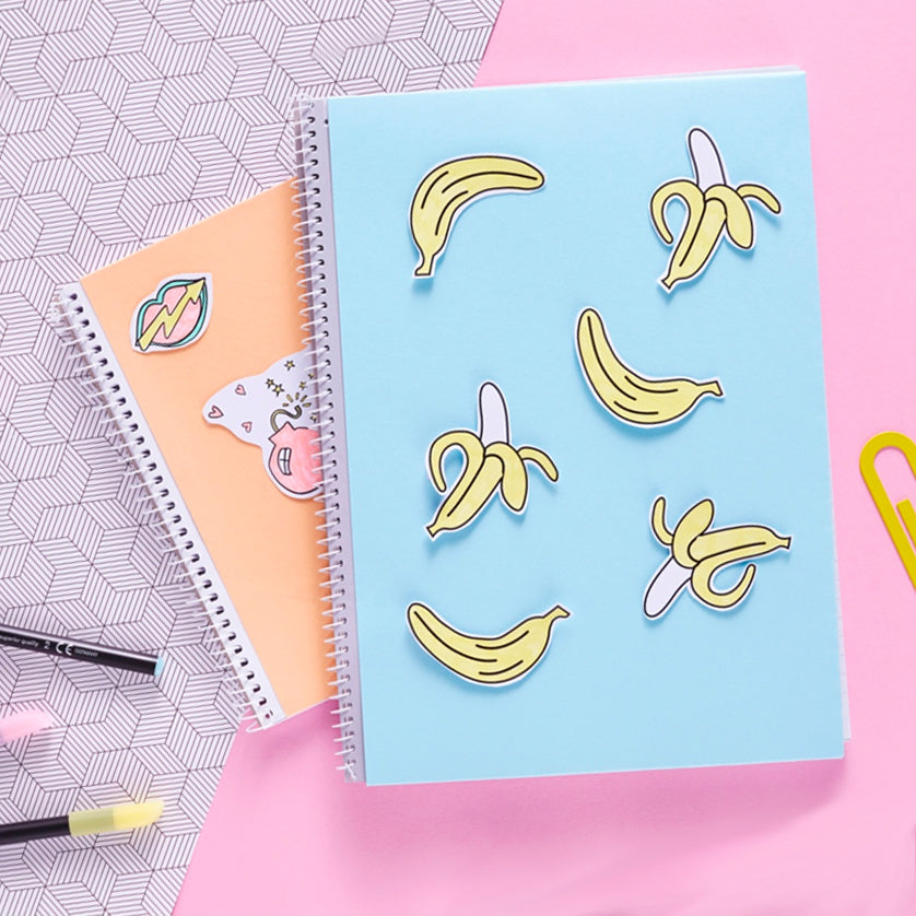 een geïllustreerde notebook