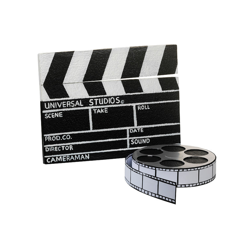 een filmrol & klapper
