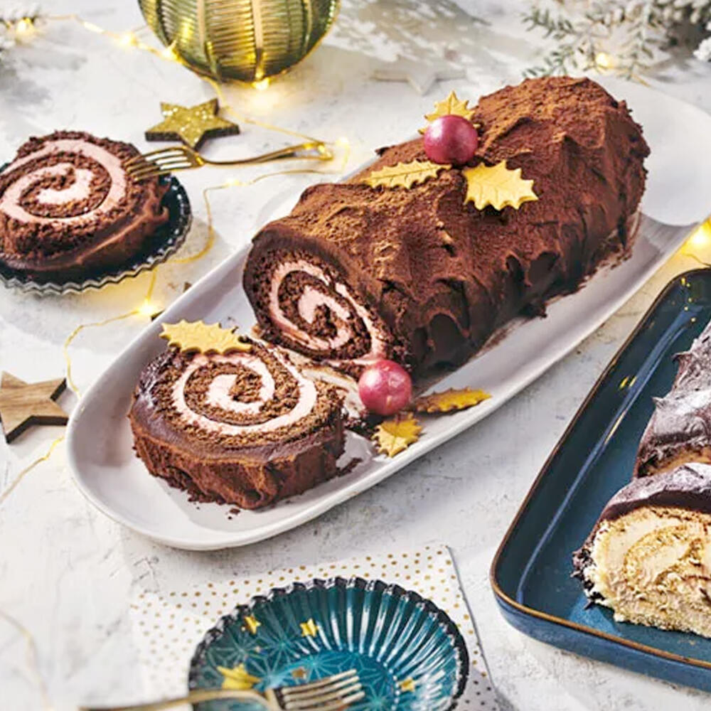 een Franse bûche de Noël