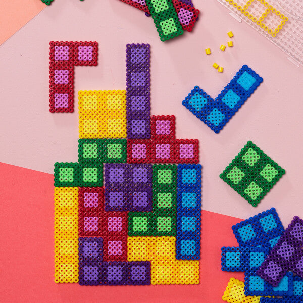 Tetris van strijkkralen