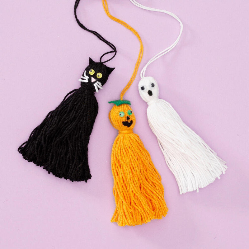 Halloween kwastpoppetjes