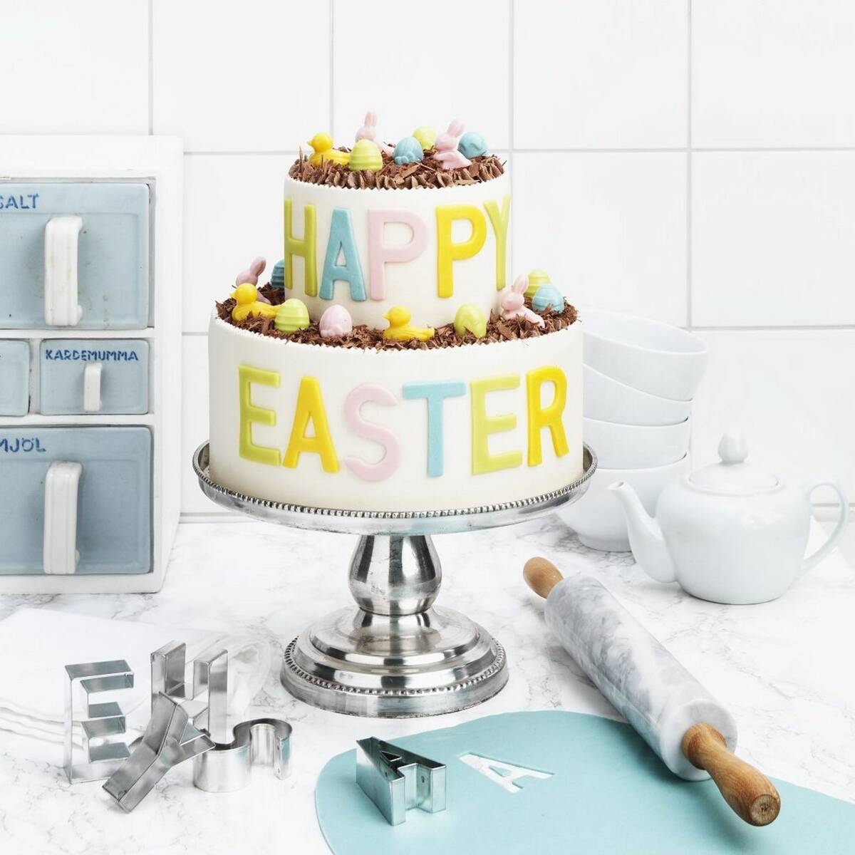 happy easter taart