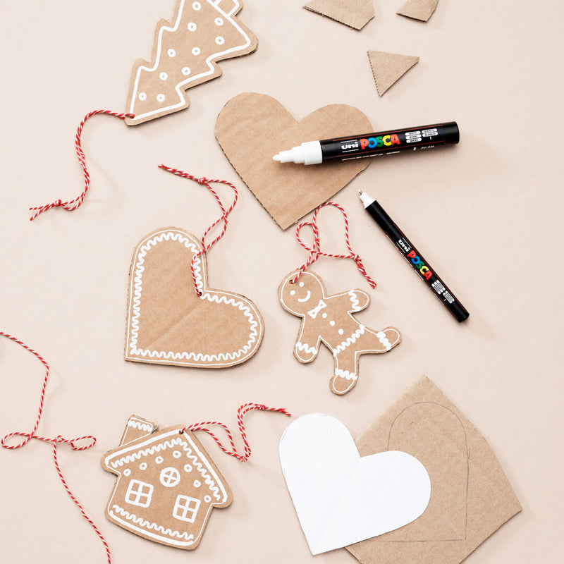 kartonnen gingerbread hangers