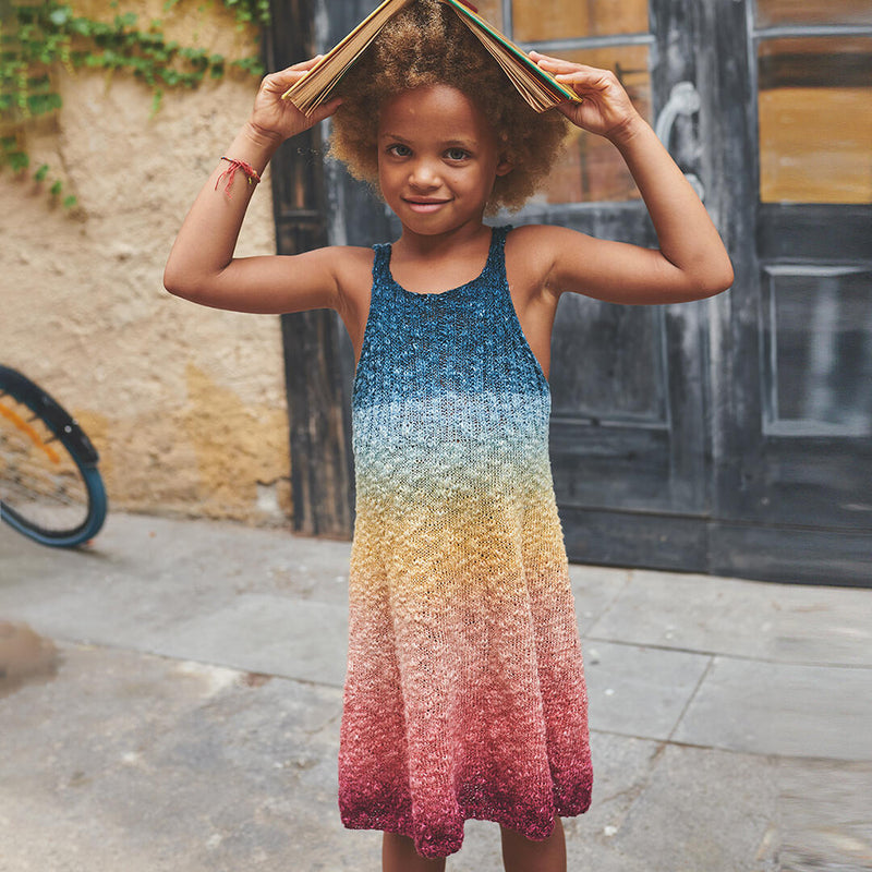 een Katia Polynesia Gradient kinderjurk